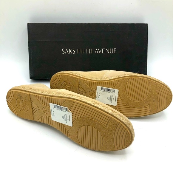 Foot Petals Espadrille Suede Neutral Flat Sz. 7.5 - Picture 7 of 8